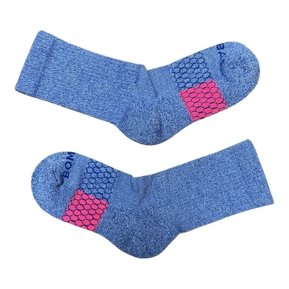 🆕Bombas Youth Marl Calf Socks Size:Youth 12T - Y3